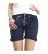 PLEASE shorts boyfriend baggy 5 buttons BLU P88ACV9DQ