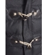 ALCOTT giacca con cappuccio chiusura zip + alamari GRIGIO SCURO