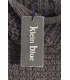 Klein Blue maglione in lana lavorata con bottoni e tasche MARRONE