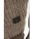 DIKTAT maglione con cappuccio D37002 MARRONE