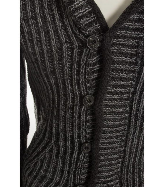 DIKTAT maglione con cappuccio D37002 GRIGIO