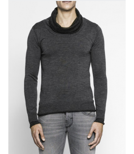 ANTONY MORATO Maglia con doppio collo art MMSW00172 GRIGIO