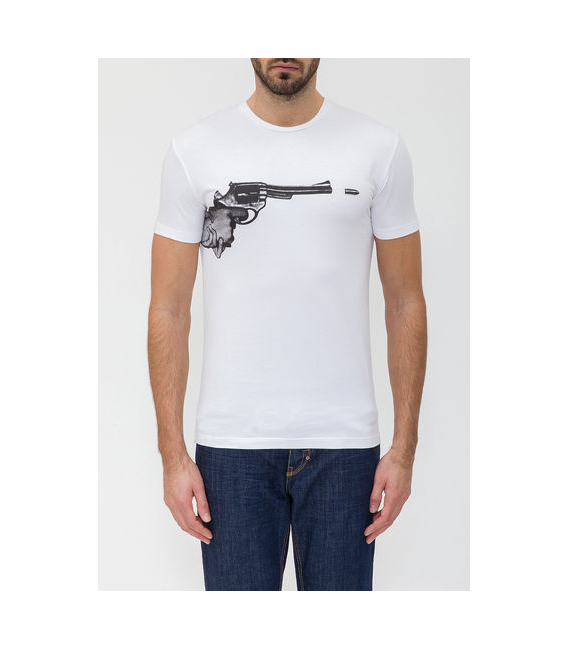 ANTONY MORATO T-shirt in jersey with print WHITE MMKS00290 NEW