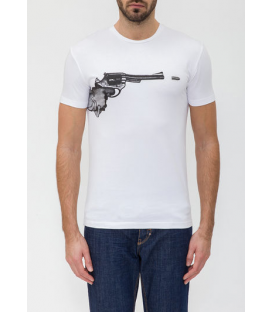 ANTONY MORATO T-shirt in jersey with print WHITE MMKS00290 NEW