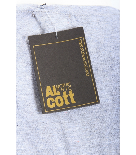 ALCOTT T-shirt con stampa davanti GRIGIO art. TS8322