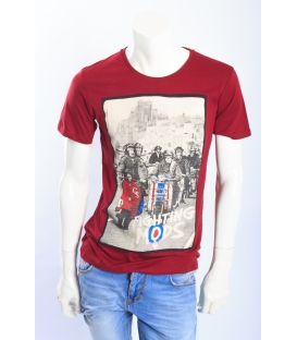 ALCOTT T-shirt con stampa davanti ROSSO art. TS6792