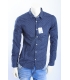 ALCOTT camicia di cotone in fantasia BLU art. UOSS14