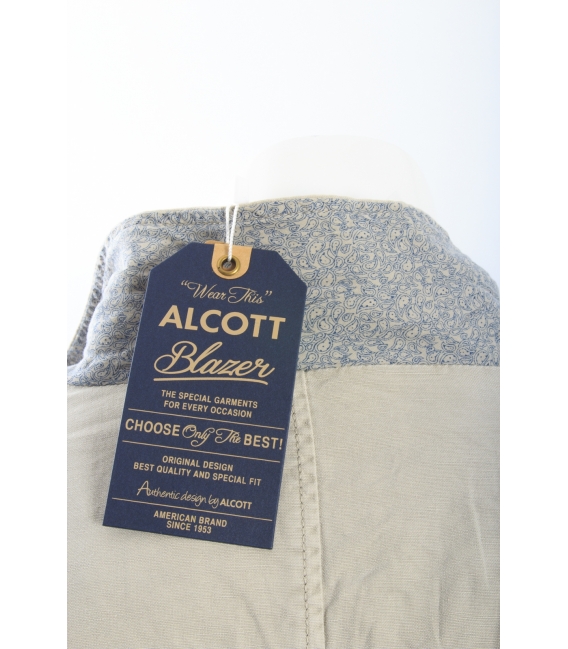 ALCOTT giacca in canvas con dettaglio taschino BEIGE NEW