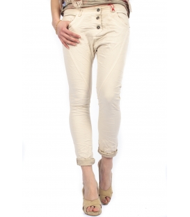 SUSY MIX jeans boyfriend baggy hose art P78 4002 BEIGE new