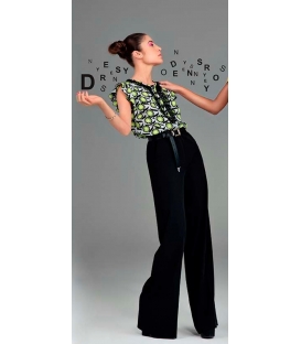 DENNY ROSE pantalone palazzo art 45DR21004 BLACK SPRING/SUMMER 2014