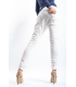 PLEASE jeans boyfriend baggy 3 buttons WHITE bianco P78ACV9DQ NEW