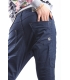 525 jeans boyfriend baggy 5 buttons BLUE P454509 NEW