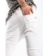 PLEASE jeans boyfriend baggy color with zip P32ECV9DQ WHITE NEW