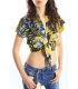 DENNY ROSE camicia/blusa art 45DR42000 YELLOW SUMMER 2014 NEW
