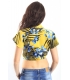 DENNY ROSE camicia/blusa art 45DR42000 YELLOW SUMMER 2014 NEW