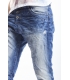 PLEASE jeans boyfriend baggy 3 buttons DENIM medium dark P78ADC7RH NEW