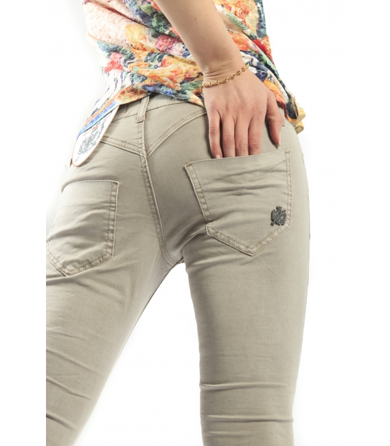 525 jeans slim fit 4 buttons TORTORA P454522 NEW