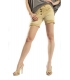SUSY MIX shorts boyfriend baggy SENAPE 4185 NEW