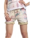 PLEASE shorts boyfriend baggy 5 buttons SASSO tinto old WHITE+3D P88ADL1HK NEW