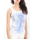 PLEASE t-shirt/ TOP with print WHITE R3814009 NEW