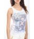 PLEASE t-shirt/ TOP with print WHITE R3814008 NEW