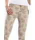 SLIDE jeans boyfriend baggy with print 3 buttons 2589 BEIGE P78 NEW