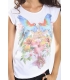 PLEASE t-shirt/ TOP with print WHITE M423492 NEW