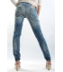 PLEASE jeans tasca taglio slim fit con strappi P09CBS07Q MEDIO CHIARO NEW lady 