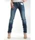 PLEASE jeans slim fit vita bassa dritto P89CBS08Q MEDIO SCURO NEW lady