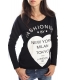 PLEASE Sweatshirt with print BLACK M3811342 NEW