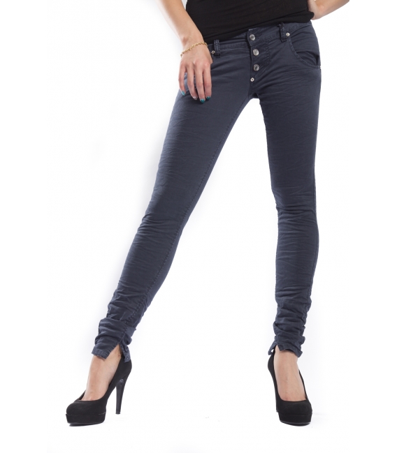 PLEASE jeans slim fit 3 buttons color ULTRA MARINE +3D P83ACV94U NEW