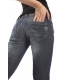PLEASE jeans slim fit 3 buttons DARK DENIM P83ABQ2WQ NEW