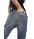 PLEASE jeans boyfriend baggy with zip and rips DENIM P62FBQ2QW NEW
