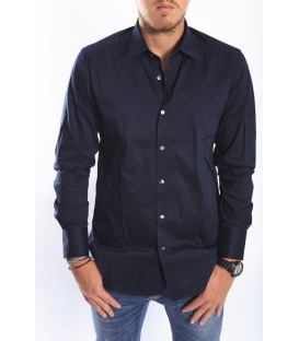 ANTONY MORATO Shirt slim BLU MMSL00114 NEW