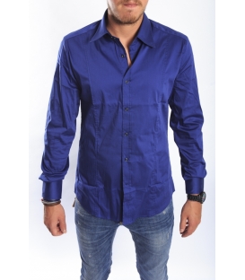 ANTONY MORATO Shirt slim COBALTO SCURO MMSL00145 NEW