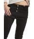 PLEASE jeans boyfriend baggy 3 buttons COLOR P78 new fabric BLACK