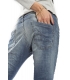  Dettagli su PLEASE jeans boyfriend baggy 3 buttons DENIM + 3d P78ABQ2RW beautiful NEW