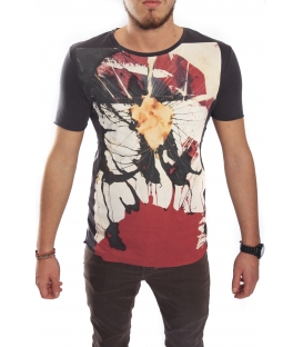 ANTONY MORATO T-shirt con stampa ANTRACITE MMKS00494 NEW