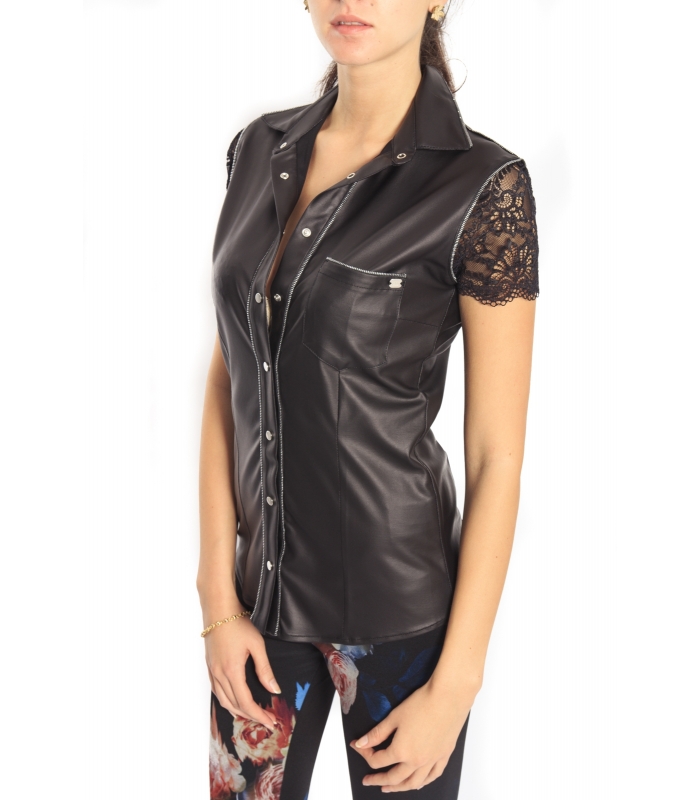Camicia ecopelle deals