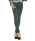 DENNY ROSE Pantalone in velluto VERDE 51DR21027 FALL/WINTER 14-15 NEW