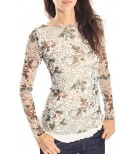 SUSY MIX Maglia con scollo a barchetta FANTASY Art. 33180