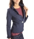 SUSY MIX Jacket with buttons and pois BLUE Art. 173 FALL/WINTER 14-15 