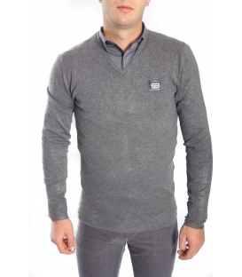 ANTONY MORATO Maglioncino con scollo a V GRIGIO MMSW00342 FALL/WINTER 14-15