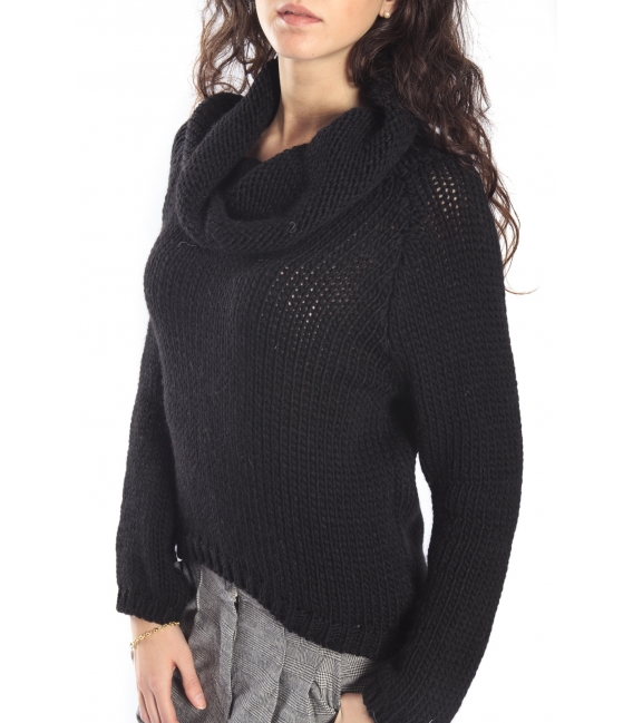 PLEASE sweater in wool BLACK M45940050 NEW