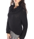 PLEASE sweater in wool BLACK M45940050 NEW