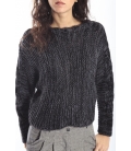 PLEASE sweater in wool SCHWARZ M46482025 NEW