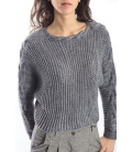 PLEASE sweater in wool GREY M46482025 NEW