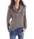 PLEASE Sweater in wool with neck FANGO M45940050 NEW