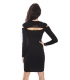 DENNY ROSE Dress with strass BLACK 51DR12012 FALL/WINTER 14-15 NEW