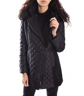 RINASCIMENTO Coat with detachable hood BLACK 059X990 WINTER 14-15 NEW